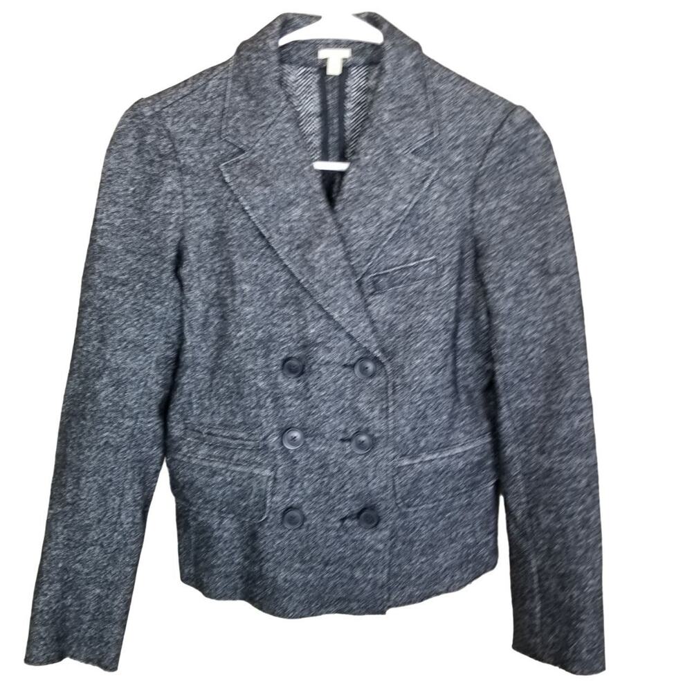 J. Crew Womens Thandie Wool Blazer Sz 2 Career Corp Dark Academia Preppy Capsule - Picture 2 of 9
